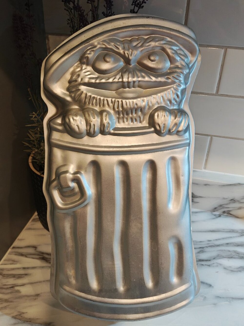 Vintage 1977 Wilton Oscar the Grouch Cake Pan Sesame Street